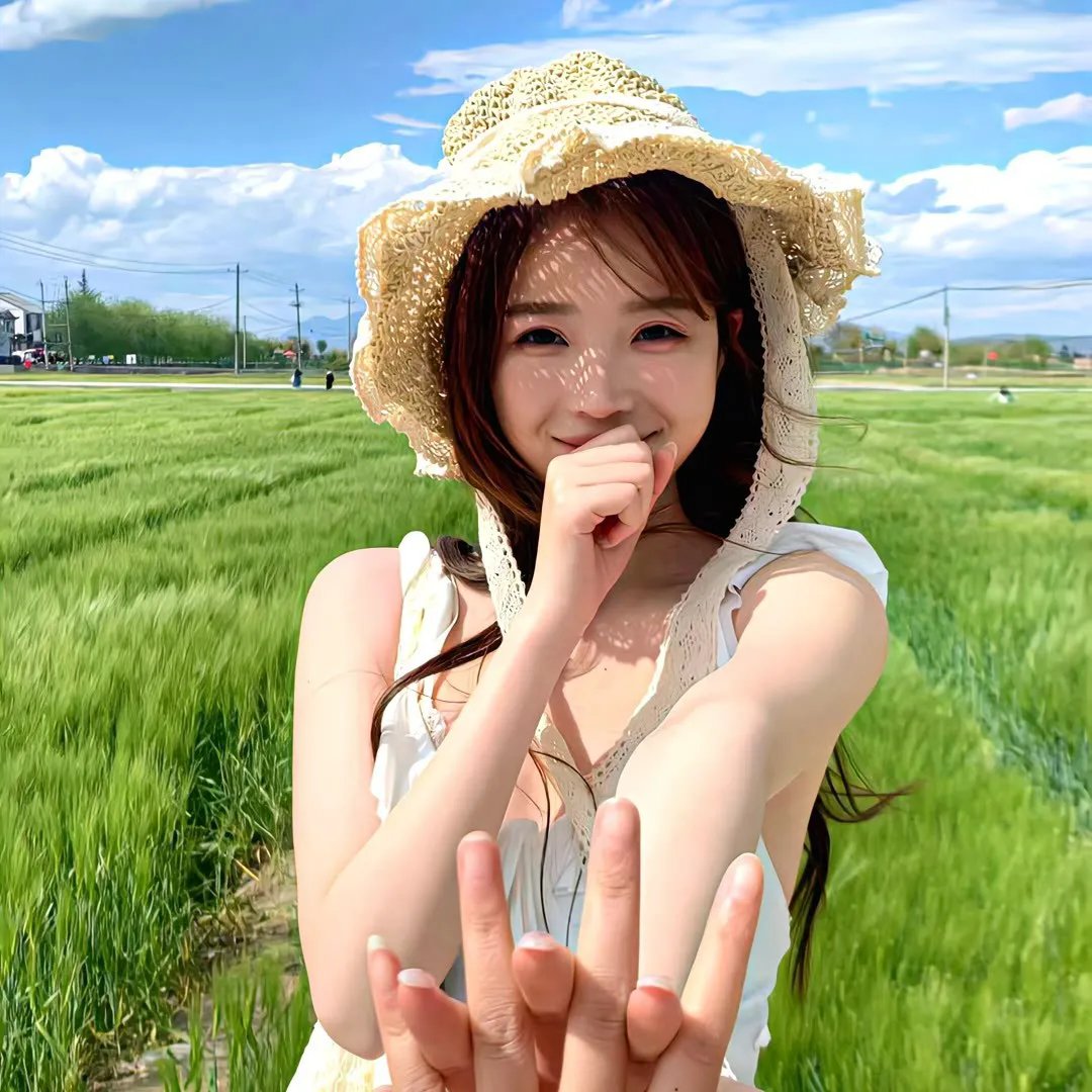 在水中